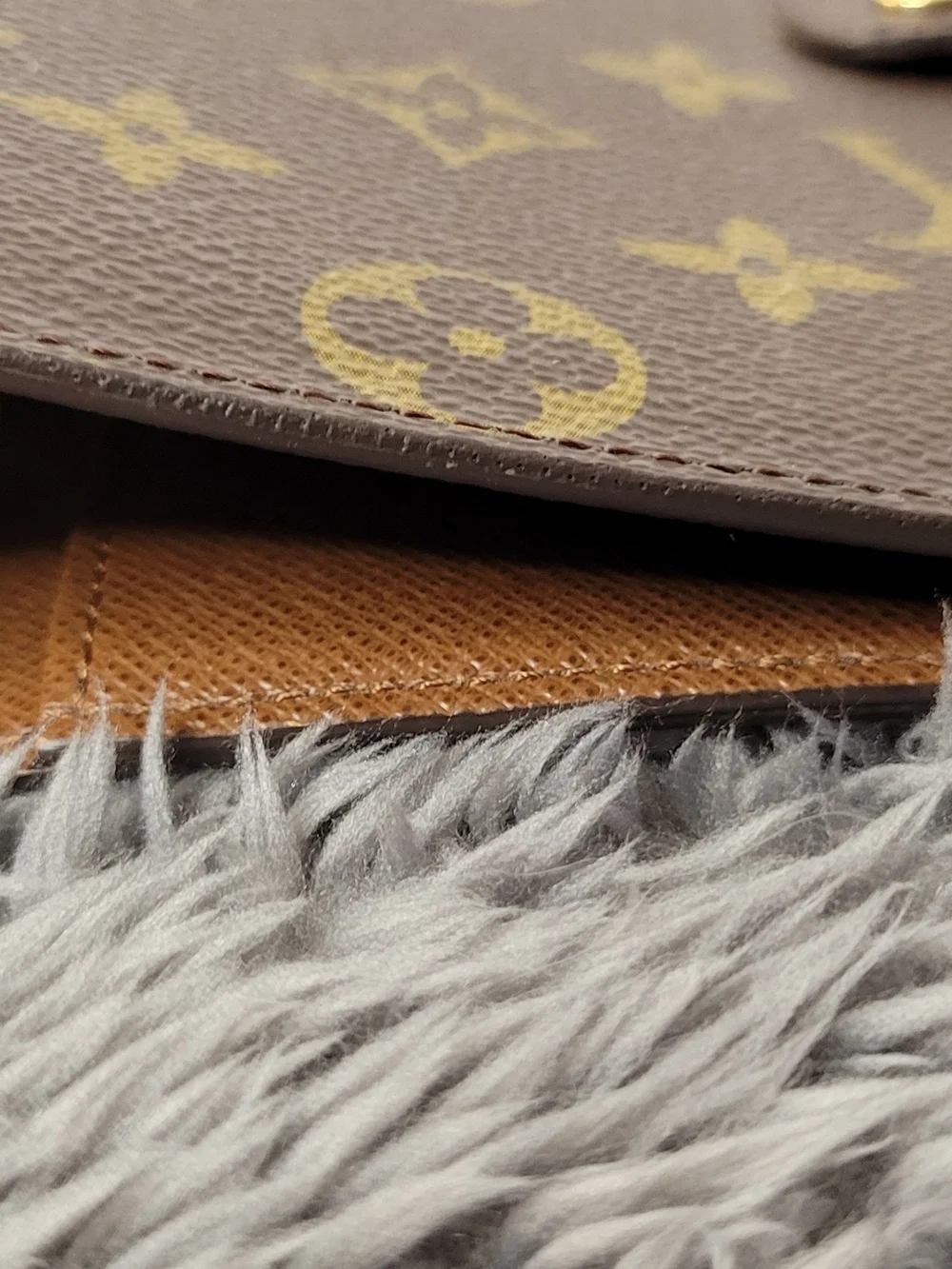 Louis Vuitton Brown Monogram Canvas Agenda Cover MM Size
